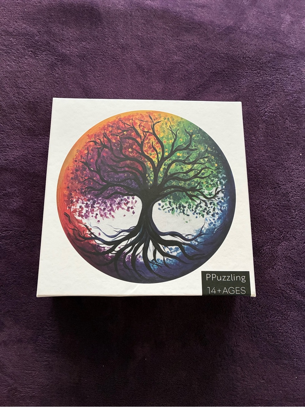 Round Tree of Life Jigsaw Puzzle